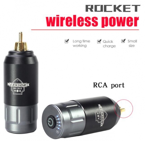 Rocket Tattoo RCA Wireless Power Battery