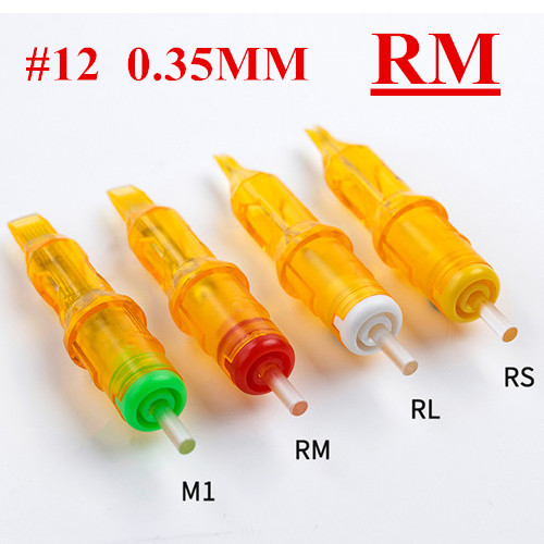 40pcs Yellow Cartridge Needles II with Membrane of 2box