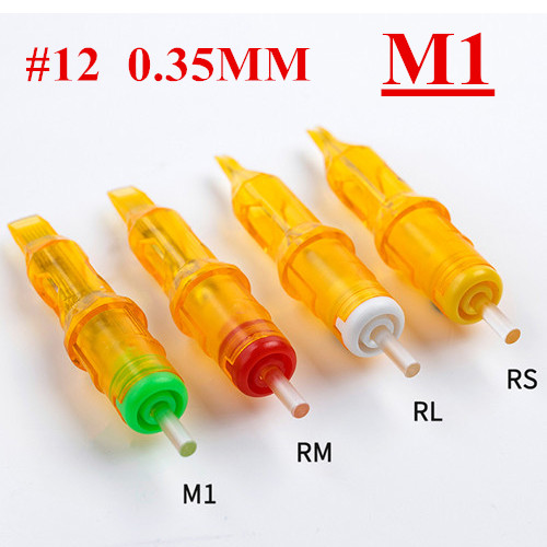 40pcs Yellow Cartridge Needles II with Membrane of 2box